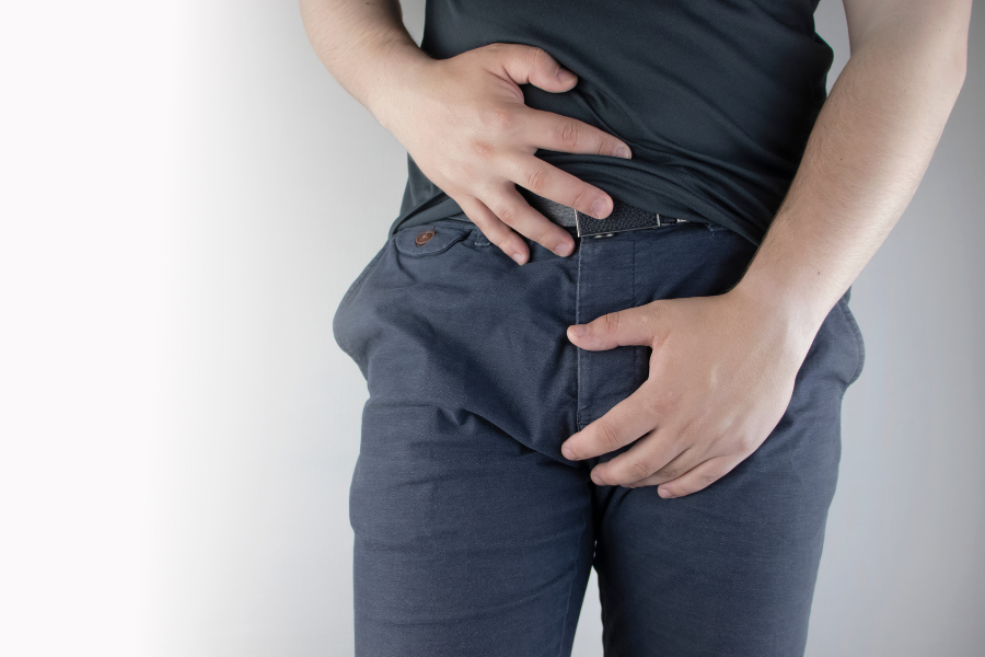 Discomfort from urinary urgency